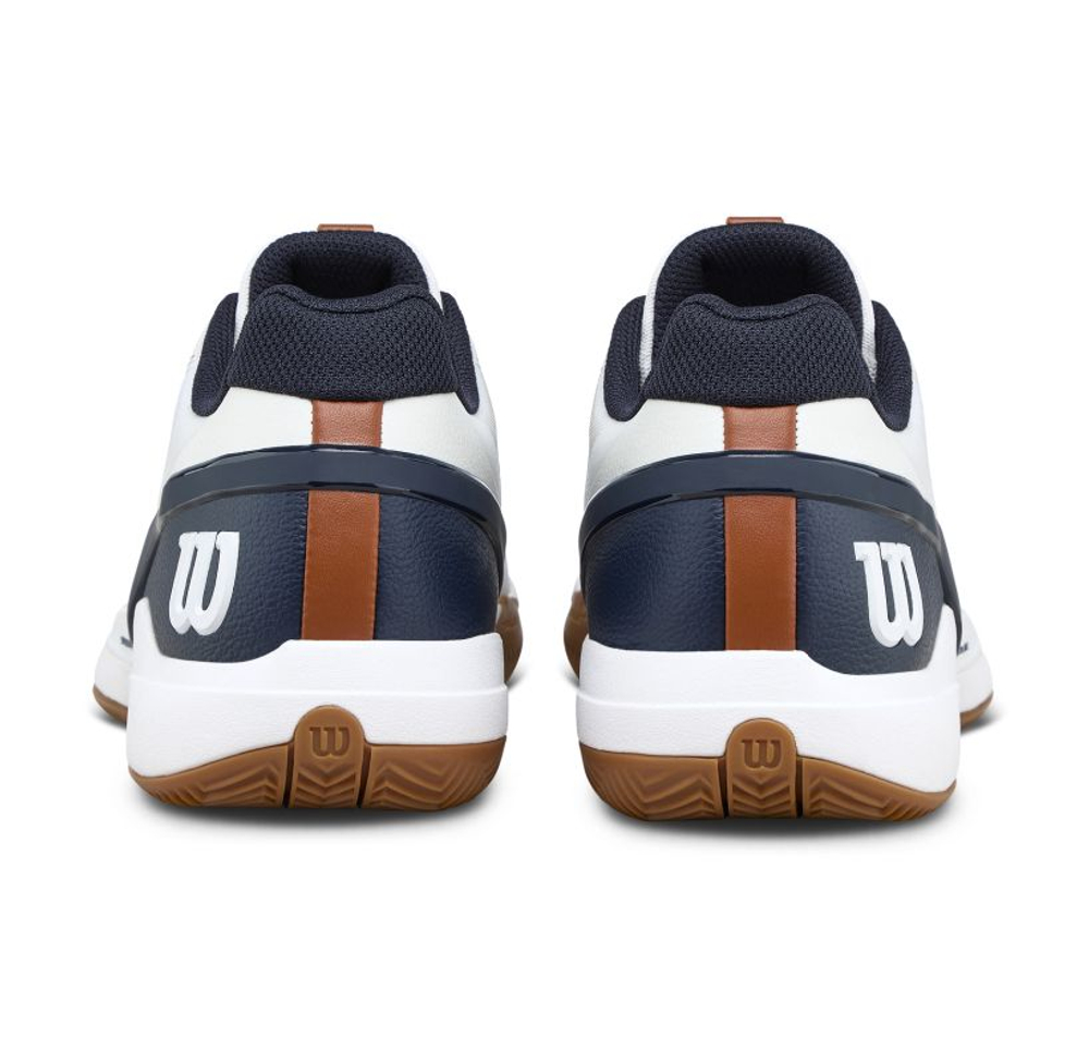 Мужские кроссовки теннисные Wilson Rush Pro 5 Clay - white/navy blazer/gum1a