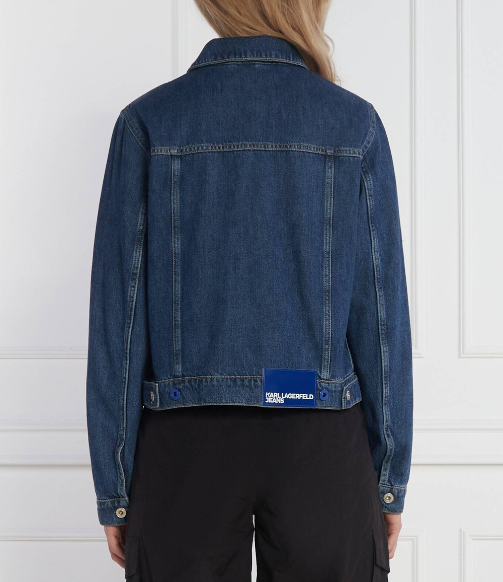 Джинсовая куртка Karl Lagerfeld Jeans - голубой(240J1404)