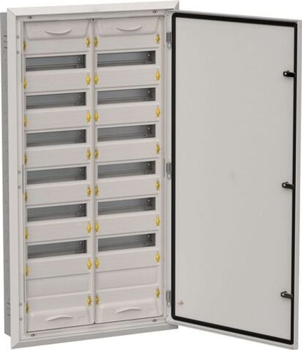 Корпус ЩРв-168 (2х84) TITAN 5 1130х625х130мм IP31 (одна дверь) сер. метал. IEK TI5-50-V-2X084-31-7035