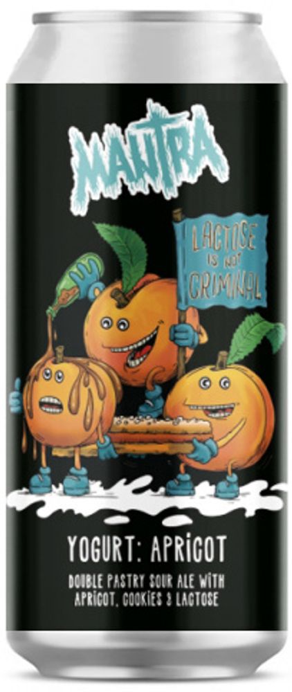 Пиво Мантра Йогурт Априкот / Mantra Yogurt Apricot 0.45 - банка