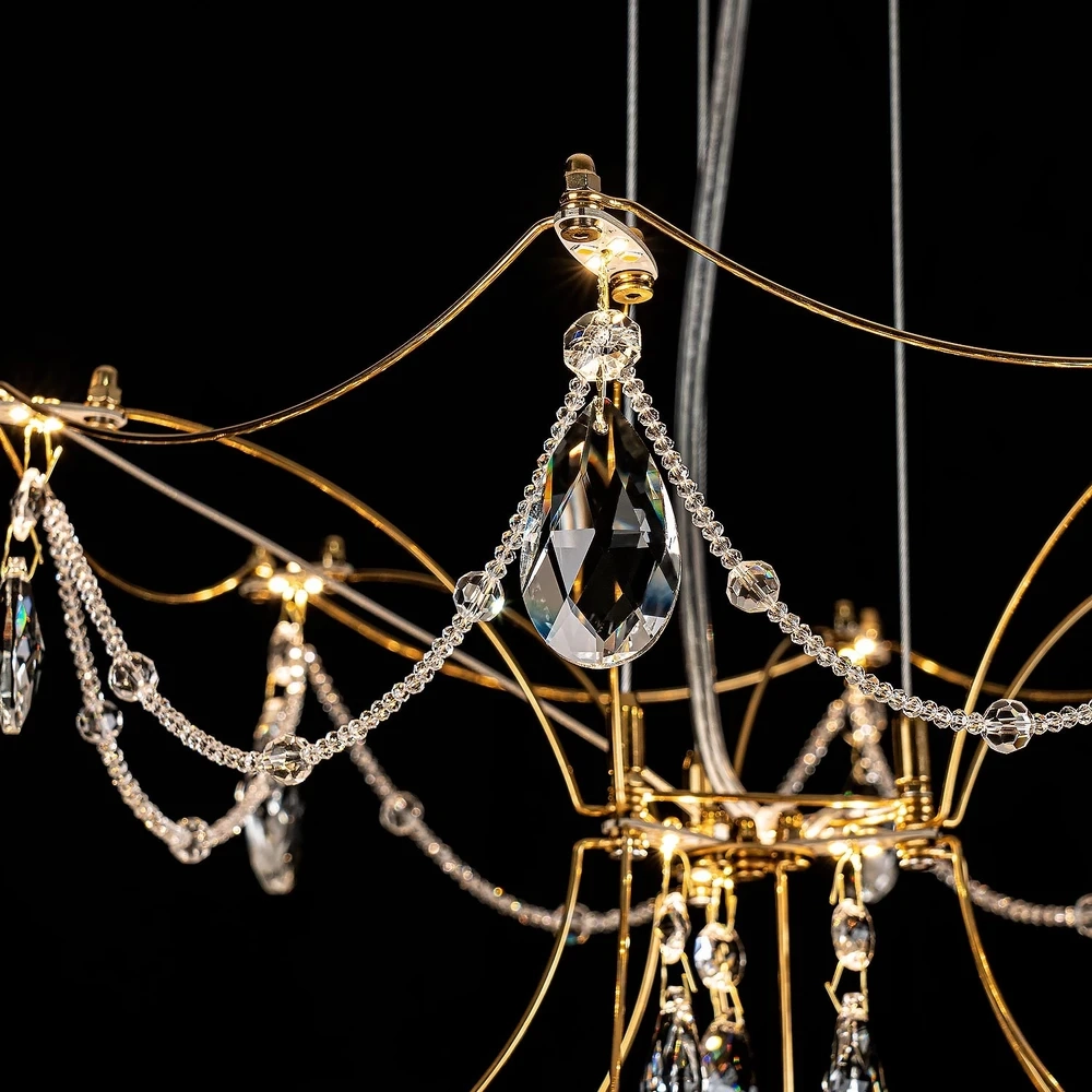 Подвесная люстра Modelux ML.7815.1050P GD