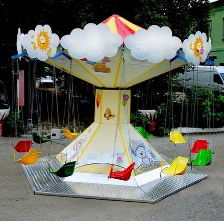 Цепочная Карусель "Ветерок 3" грузоподъемность 50 кг/место