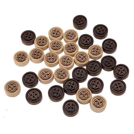 Фишки резные "Узор 2", Mirzoyan