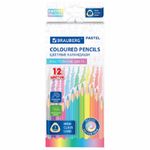 Карандаши цветные трехгранные 12цв. Brauberg Pastel