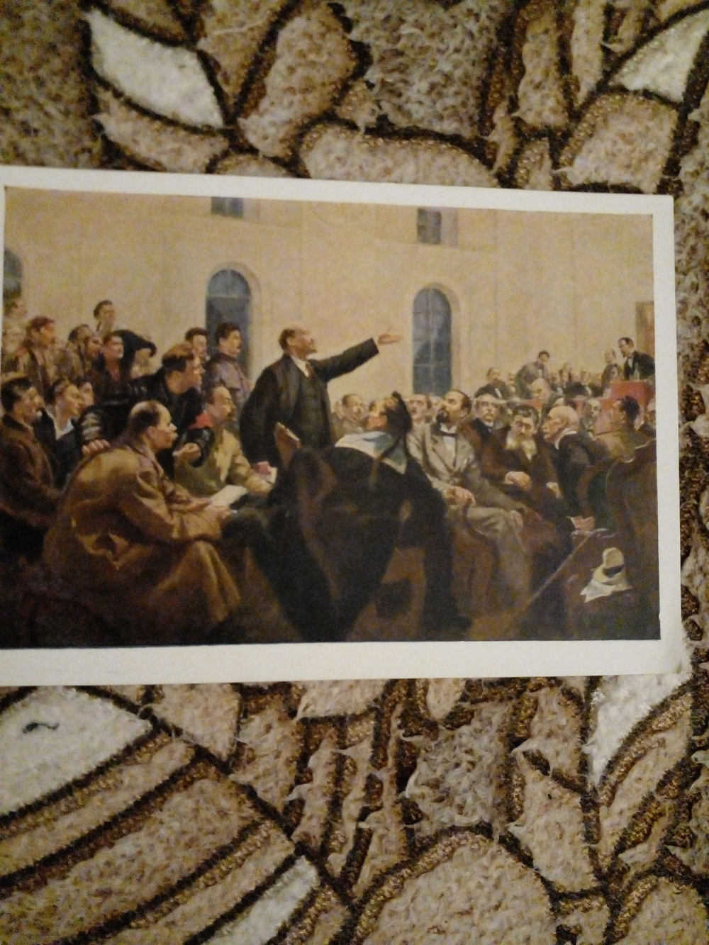 Винтажная открытка СССР А. Д. Шибнев. "Есть такая партия!". 1958 г.