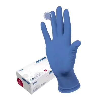 Перчатки нитриловые смотровые Dermagrip ULTRA PLUS нестерильные неопудренные удлиненные размер S 50 пар
