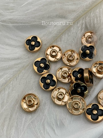 Хольнитен ЛВ черное лого в золотистом металле