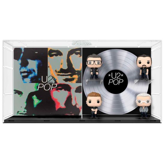 Фигурка Funko POP! Albums Deluxe U2 Pop Bono/The Edge/Larry Mullen Jr/Adam Clayto (46) 67391 / Фигурка Фанко ПОП! в виде альбома группы "U2"