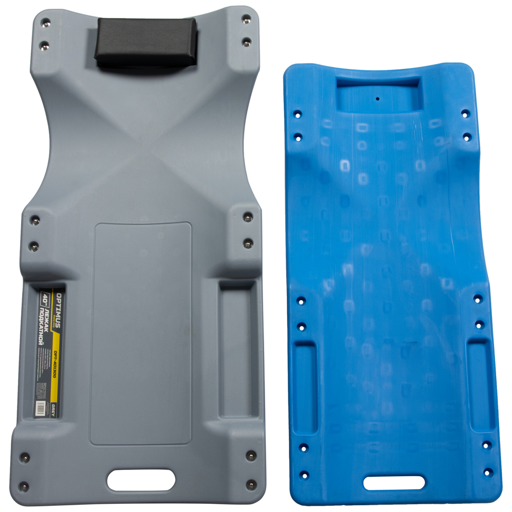 OPT-40130G Лежак ремонтный, подкатной, пластиковый, серый