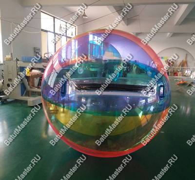 Аттракцион Водный шар ПВХ «Радуга», 1,5*1,5*1,5 м