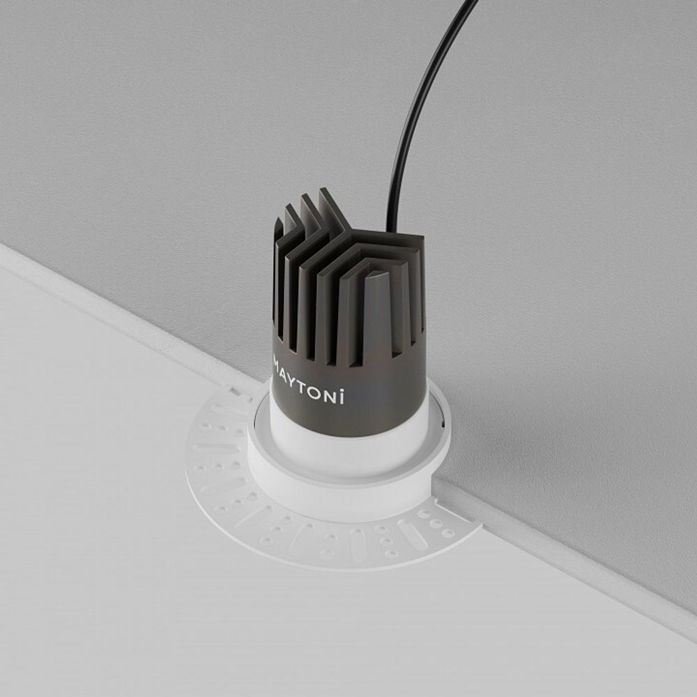 Встраиваемый светильник Maytoni  DL119-10W-3K-TRS-W