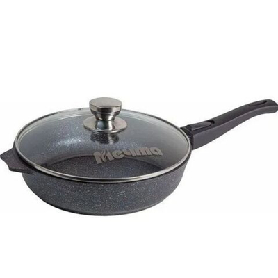 Сковорода алюминий, 22 см, антиприг, Мечта, Гранит black, с022802, с крыш, съем руч