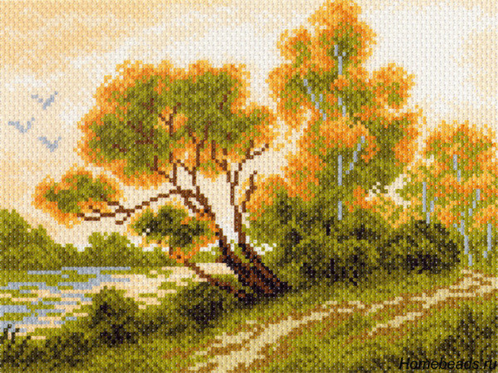"Золото рассвета"-1185 канва с рисунком
