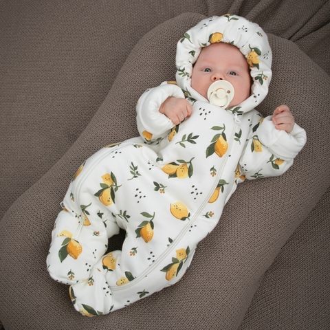 Утеплённый комбинезон из интерлока