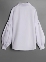 Белая рубашка школьная для девочки