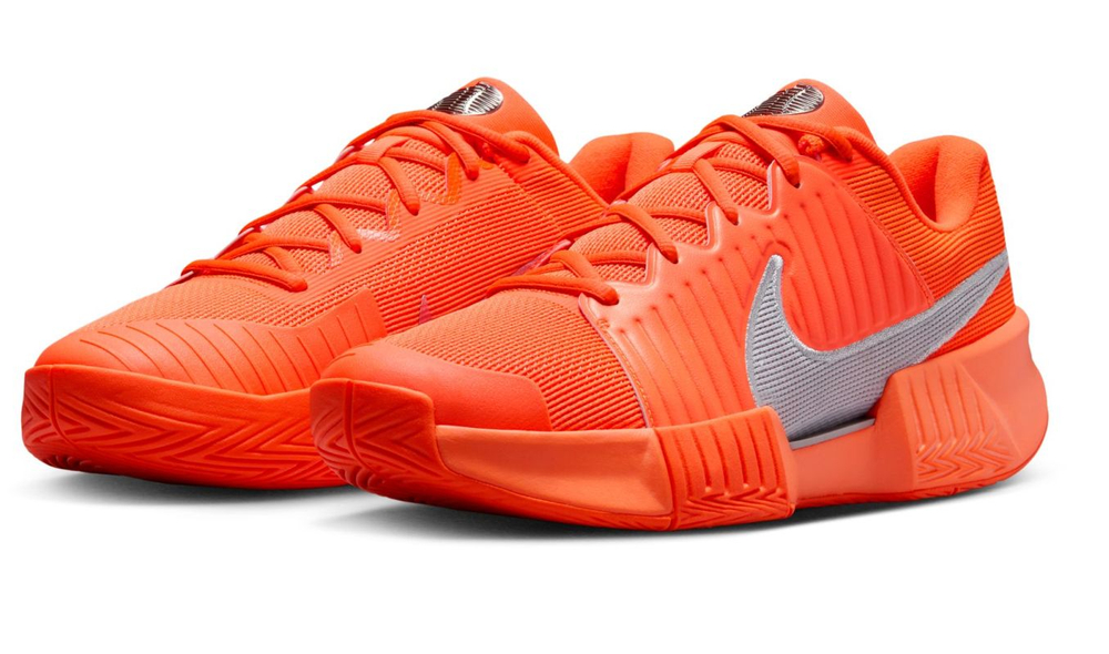 Теннисные кроссовки Nike Zoom GP Challenge Pro Premium - hyper crimson/metallic silver