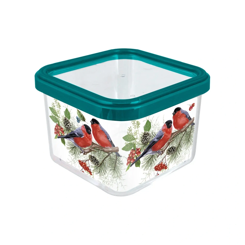 Банка для сыпучих продуктов 0,6л «Снегири»