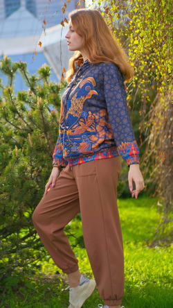 Худи «Петушок и курочка» (серия "Русский лубок")