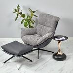 Кофейный столик Angel 40x55см, чёрный, металл