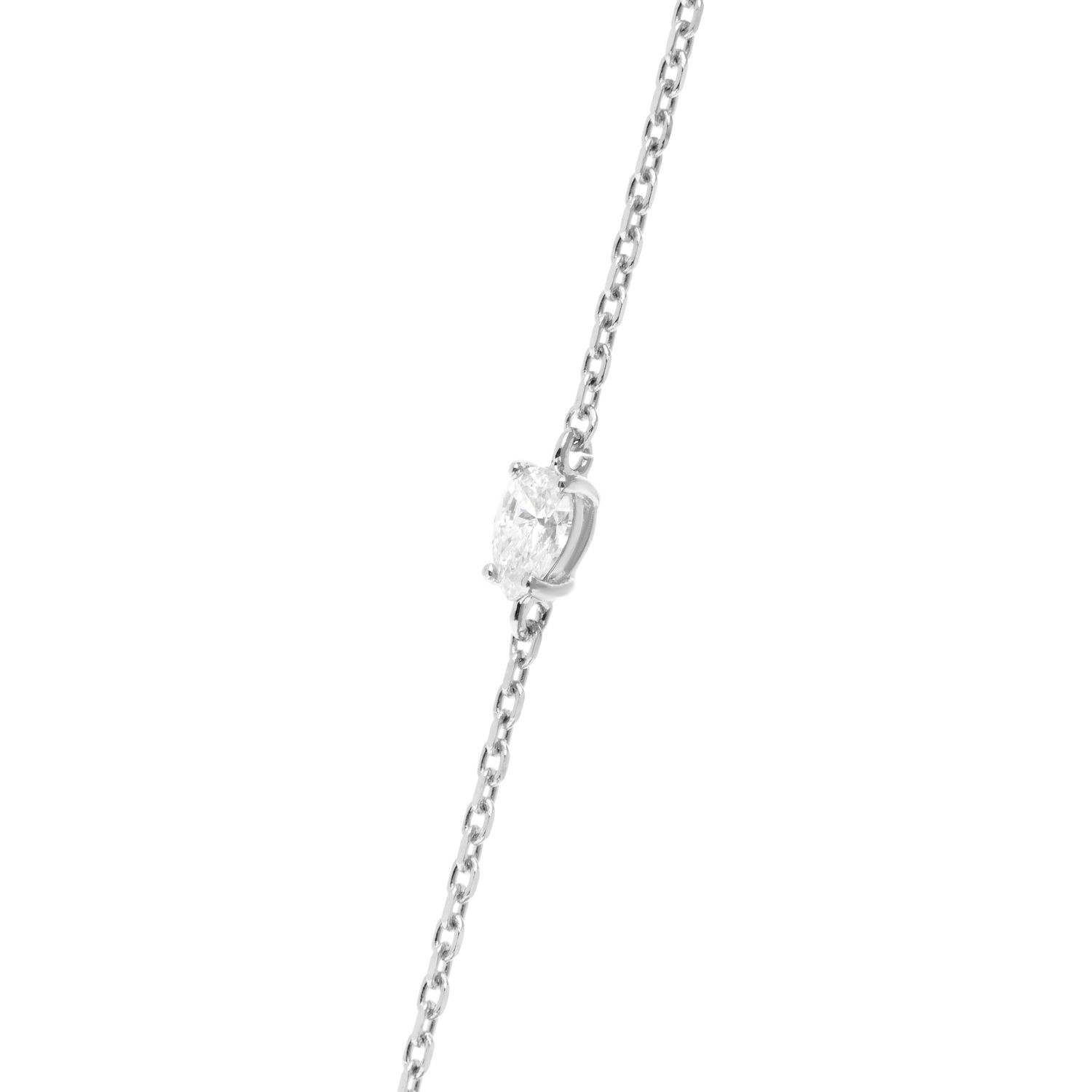 Вечный Браслет VLV Forever Bracelet – Diamond Drop White
