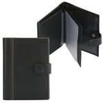 Бумажник водителя FABULA "Brooklyn", натуральная кожа, отстрочка, 6 пластиковых карманов, черный, BV.8.BR