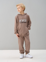 Детский костюм с брюками дКБ-32/кофе