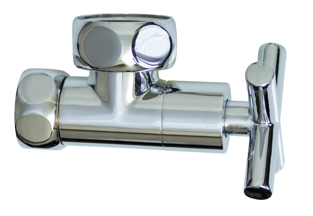 Кран для ПС УГЛОВОЙ 1"г х 3/4г  КРЕСТ VER  (30/1пар)