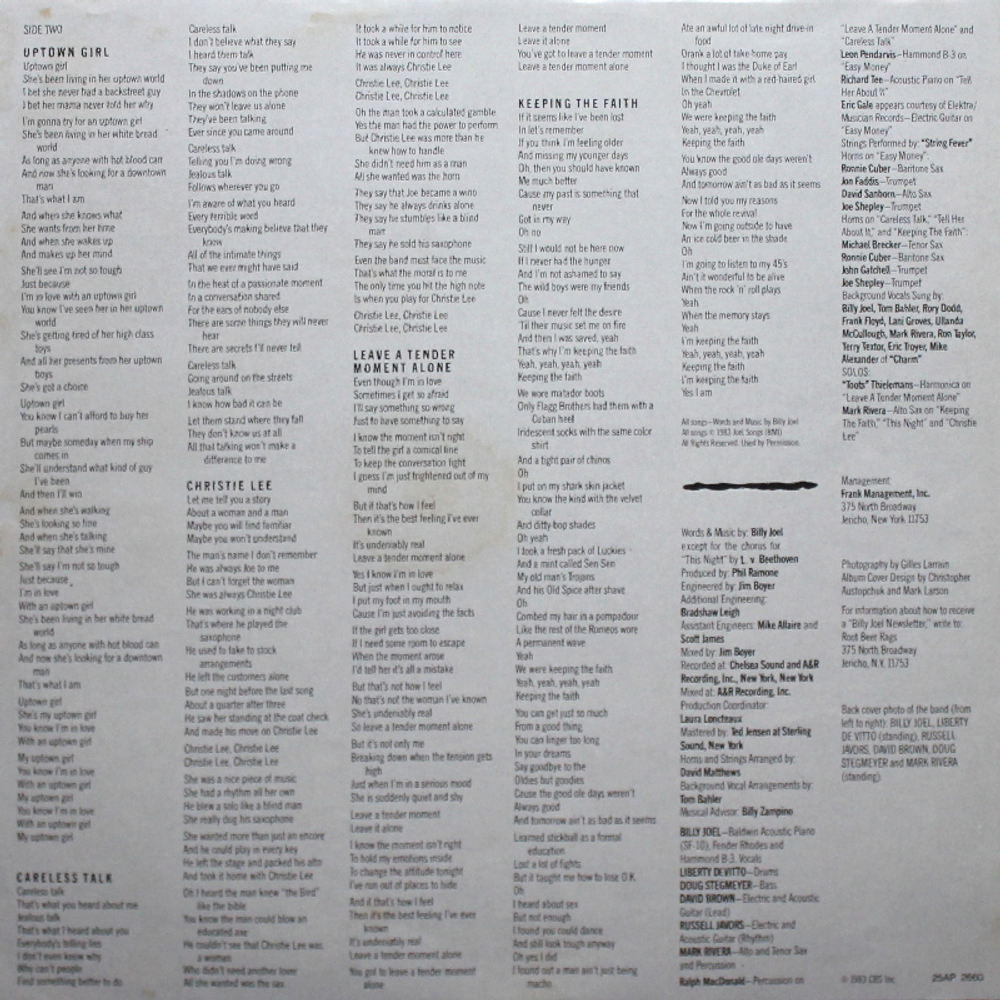 Billy Joel / An Innocent Man (LP)
