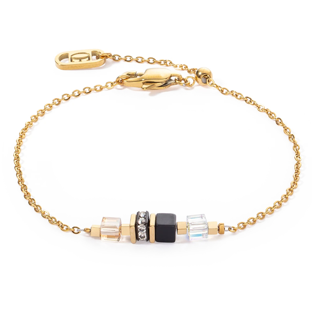 Браслет Coeur de Lion Black-Gold 5076/30-1316