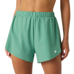 Женские Шорты теннисные Björn Borg Ace 2 In 1 - green malachite