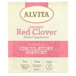 Alvita Teas, органический растительный чай, красный клевер, без кофеина, 16 индивидуально упакованных чайных пакетиков, 32 г (1,13 унции)