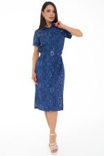 Платье-рубашка Дарина Люкс (деним) Diolche