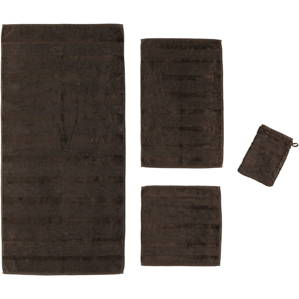 Полотенце 80х160 Cawo Noblesse 1002 коричневое