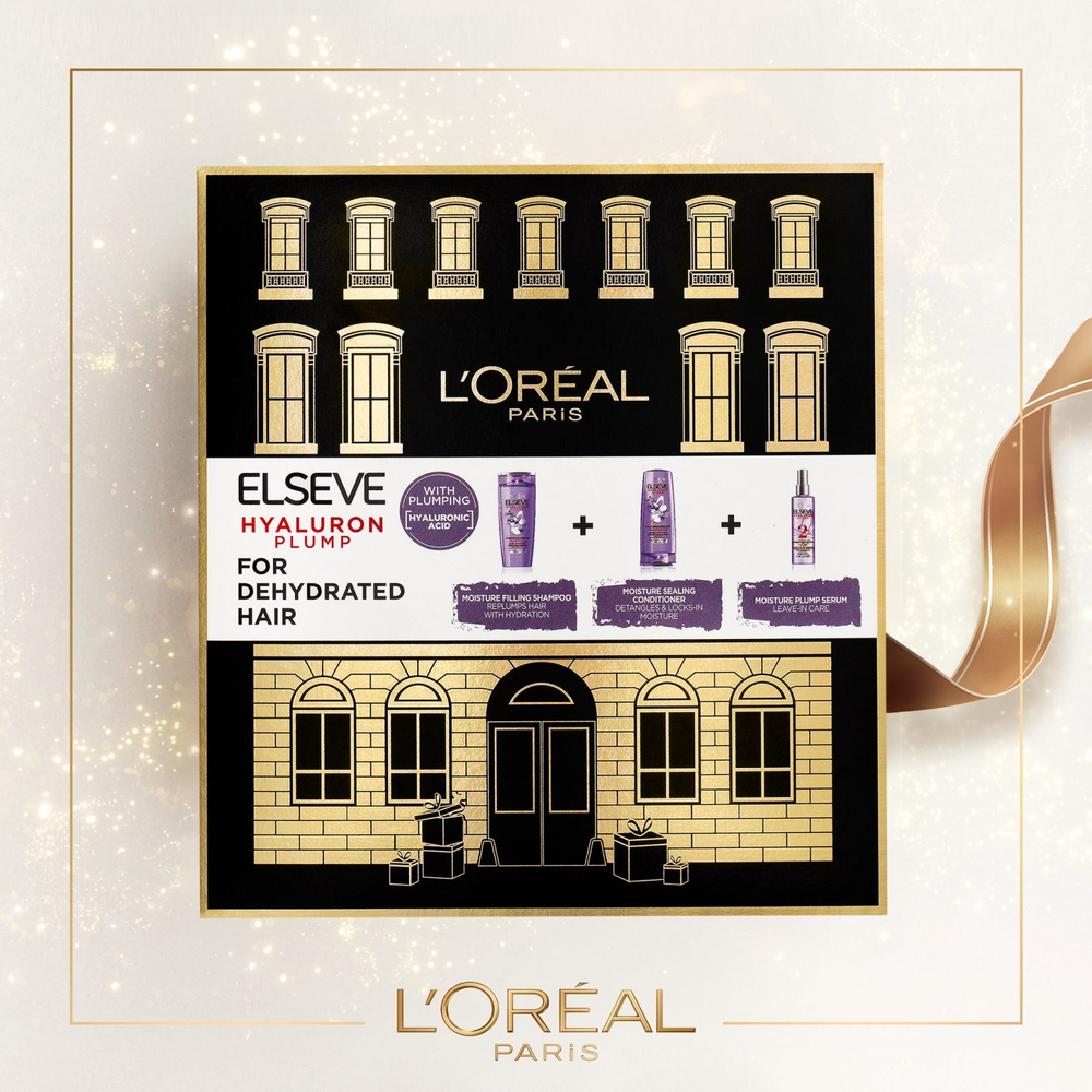 L’Oreal Paris Elseve Hyaluron Plump - подарочный набор (для идеального вида волос) /   / GTIN 8592807573310