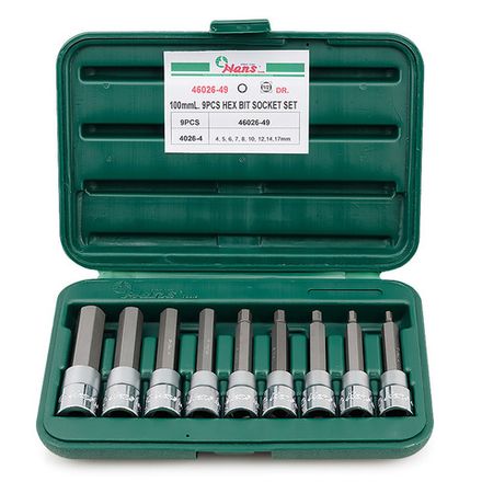 Наборы торцевых головок с насадками