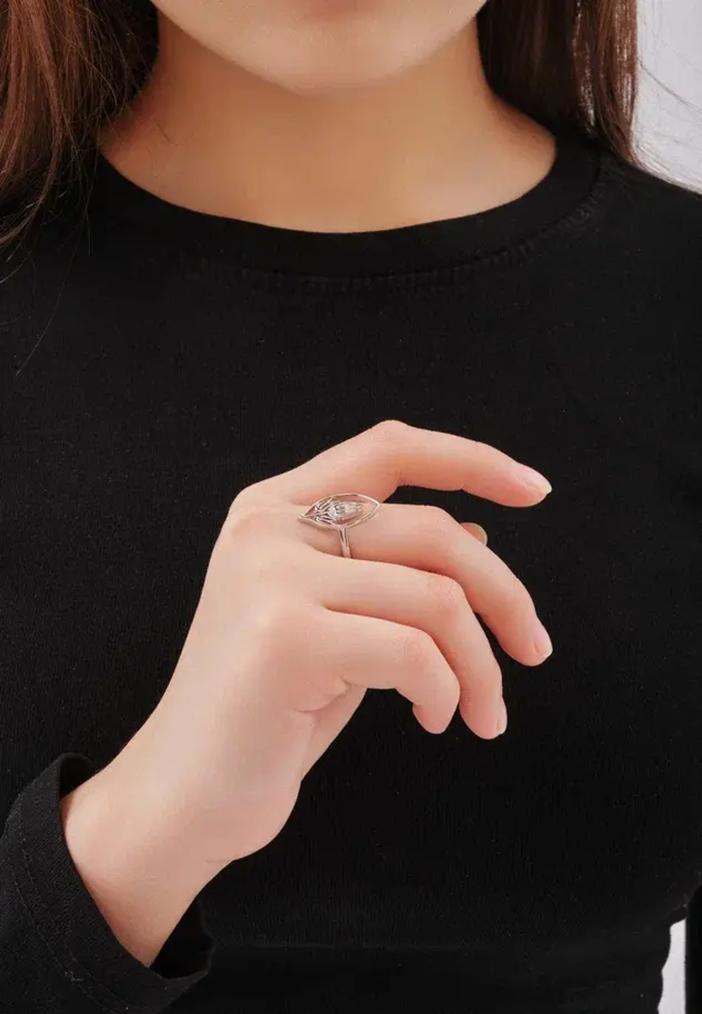 Кольцо Qarlygash & Qyzgaldaq SILVER