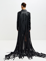 Жакет CORVUS с бахромой из исскуственной кожи