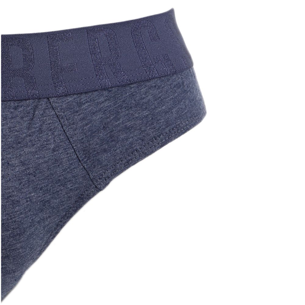 Мужские трусы брифы (зеленый, синий, черный) набор 3 в 1 Bikkembergs BKK1USP14TR