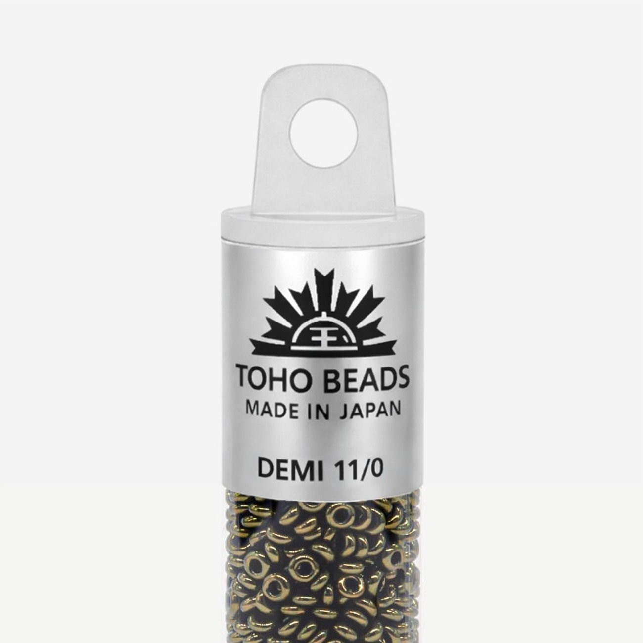 Японский бисер TOHO Demi 11/0 (№422), непрозрачный глянцевый