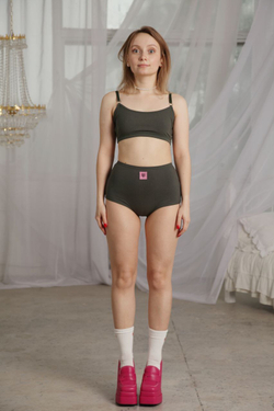 Moss Noir Loom. Высокие трусы