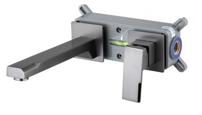 12095-P Встроенный смеситель для умывальника (ГРАФИТ) HansenPRO  (10/1шт)