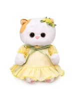 Мягкая игрушка Кошечка Ли Ли в платье из шифона 20 см LB-078