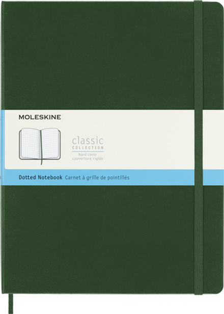 Блокнот Moleskine CLASSIC (QP093K15) XLarge 190х250мм 192стр. пунктир твердая обложка зеленый