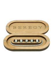 Деревянный футляр-шкатулка для скандинавских рун Старшего Футарка 5 шт.