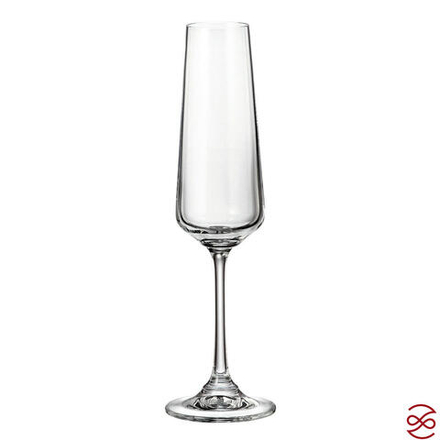 Набор бокалов для шампанского Crystalite Bohemia Corvus/naomi 160 мл (6 шт)