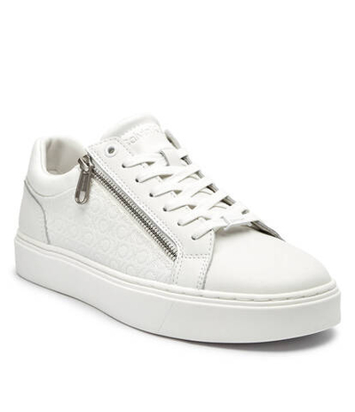 Кожаные кроссовки Calvin Klein - белый(HM0HM01555)