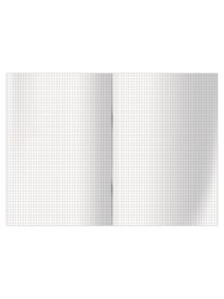 Книга учета А4 128 листов клетка твердая обложка крафт