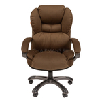 Кресло руководителя Chairman Home 434 ткань коричневое