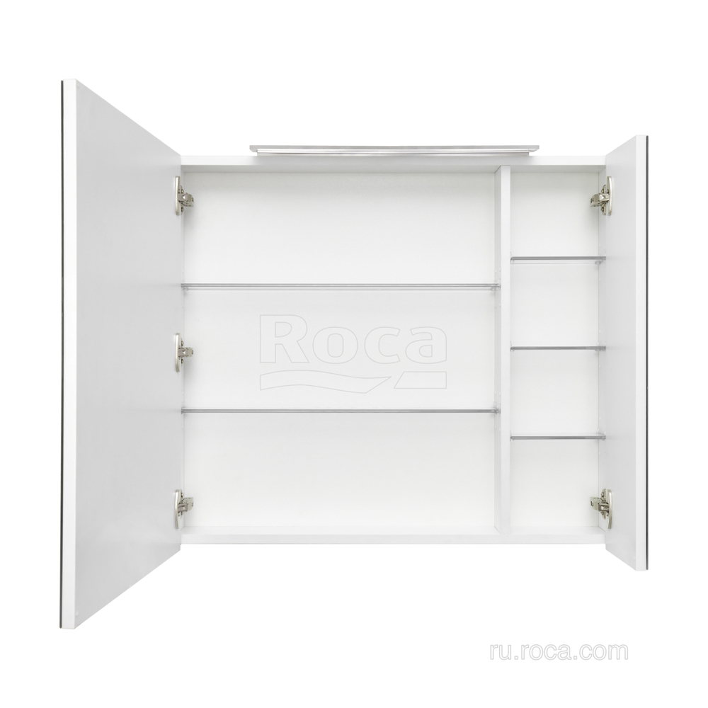 Зеркальный шкаф Roca Oleta 80 белый матовый, 857647501