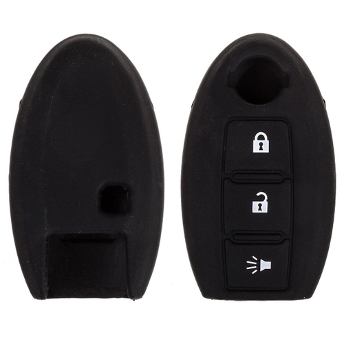 Чехол на ключ Nissan 3 кнопки силиконовый Skyway